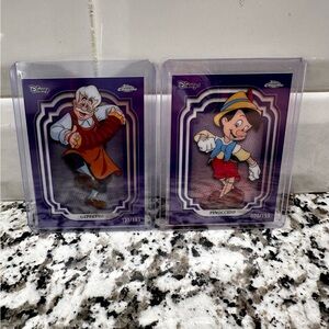 2024 Disney Topps Chrome Geppetto and Pinocchio /199